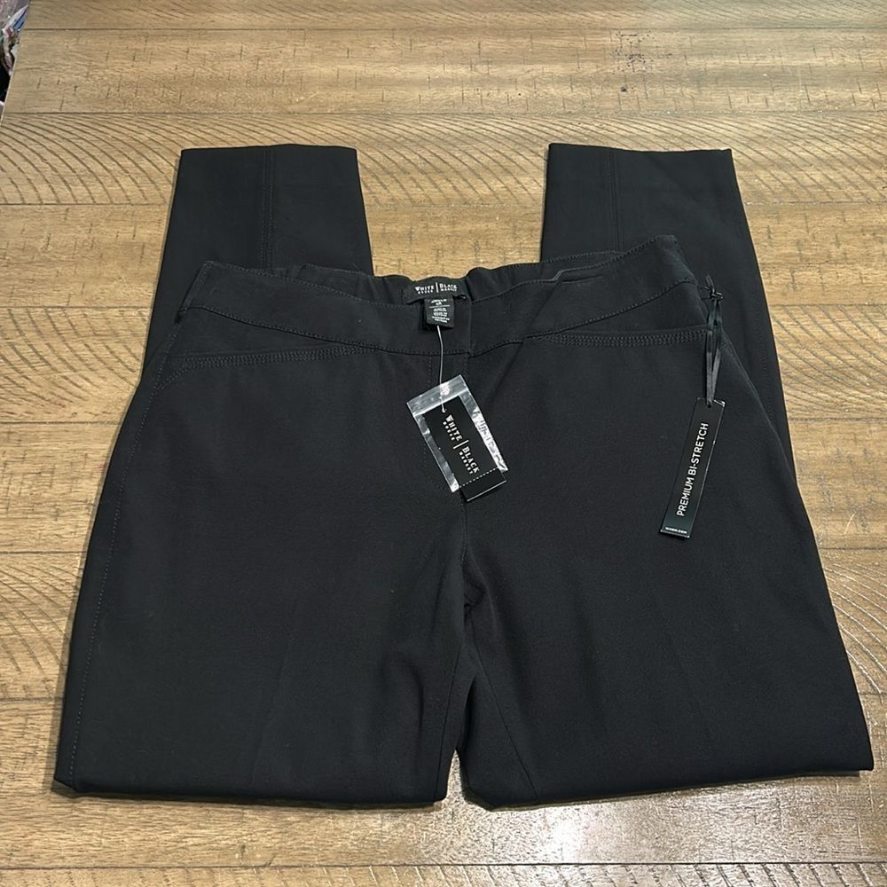 White House Black Market Classic Black Cropped Pants